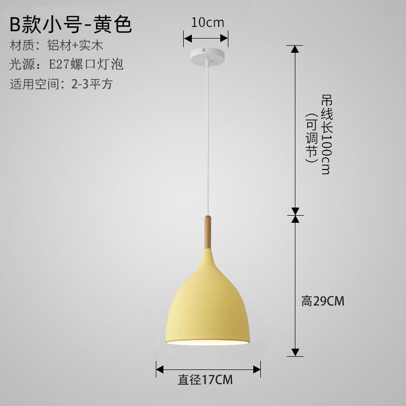 Nordic Style Vintage Restaurant Pendant Light Fixture