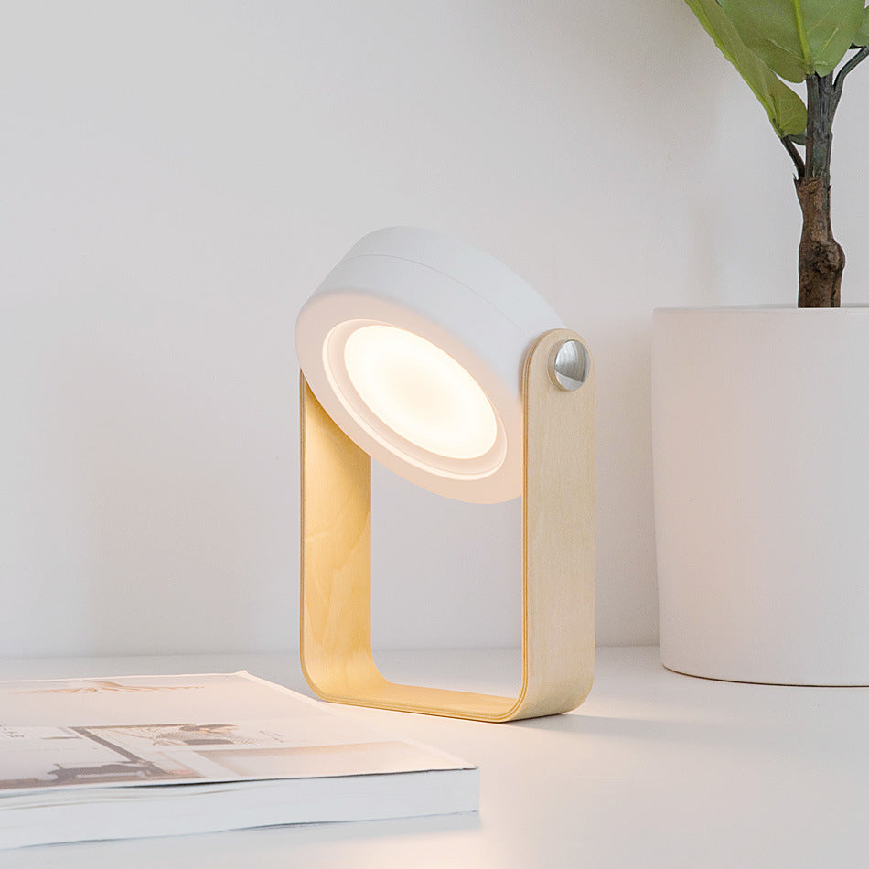 Foldable LED Reading Lamp – Portable USB Rechargeable Touch Night Light for Home & Travel