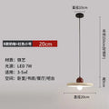 Cream Flying Saucer Pendant Light – Nordic Bedside Lamp for Living Room & Bedroom (20/30cm)