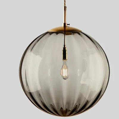 Nordic Glass Globe LED Pendant Light – Modern Hanging Lamp for Kitchen, Dining & Bedroom