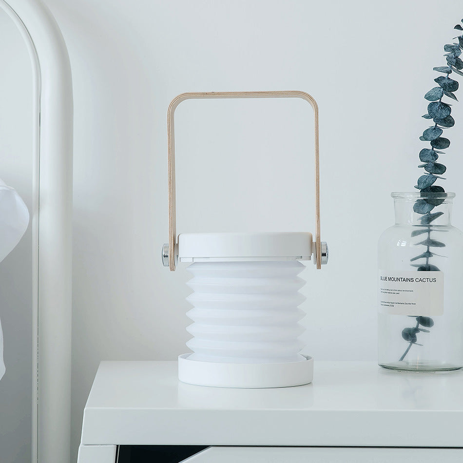 Foldable LED Reading Lamp – Portable USB Rechargeable Touch Night Light for Home & Travel