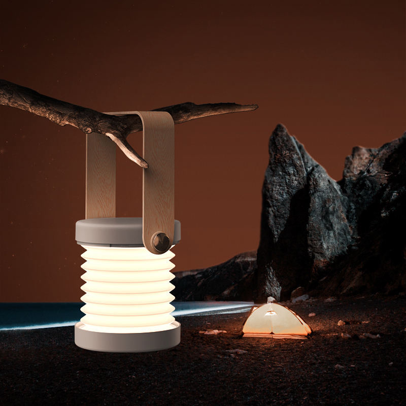 Foldable LED Reading Lamp – Portable USB Rechargeable Touch Night Light for Home & Travel