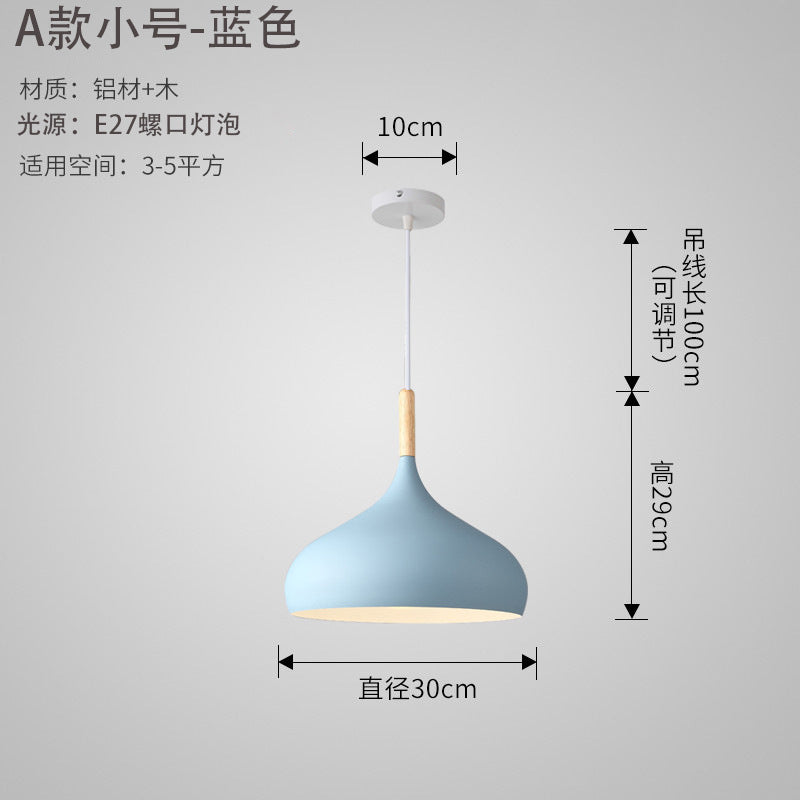 Nordic Style Vintage Restaurant Pendant Light Fixture