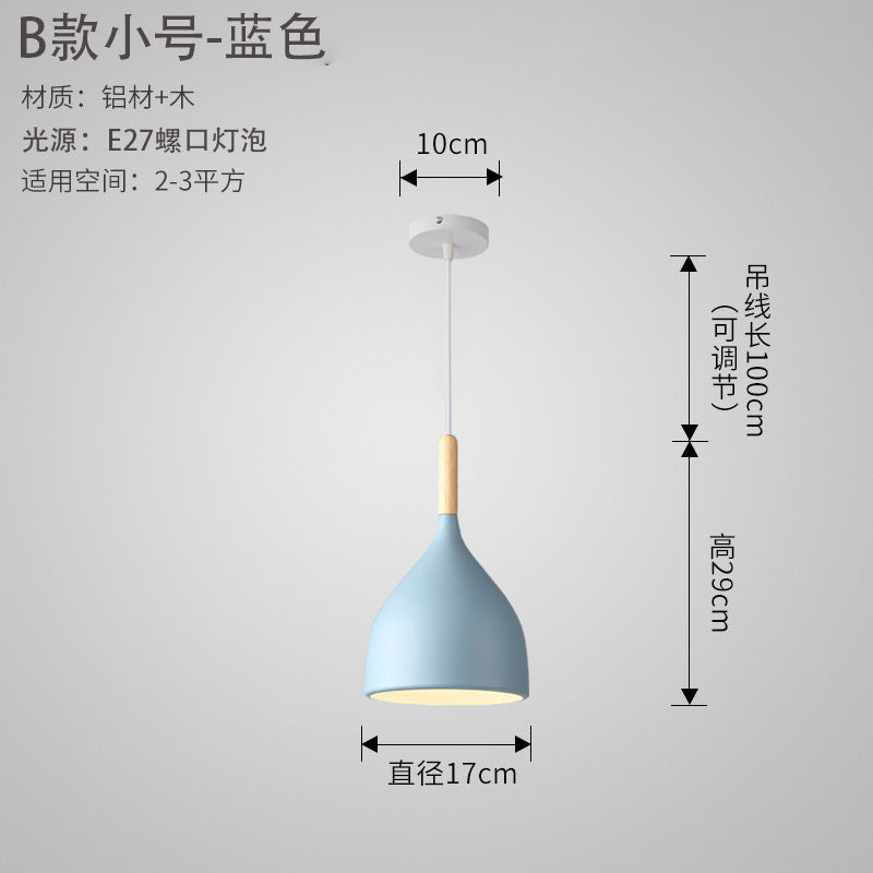 Nordic Style Vintage Restaurant Pendant Light Fixture