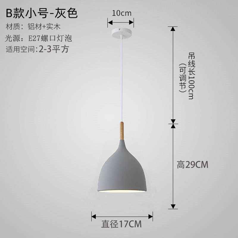 Nordic Style Vintage Restaurant Pendant Light Fixture